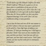 Transcript & letters facsimile