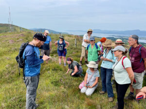 Rory Hodd leading mosses walk